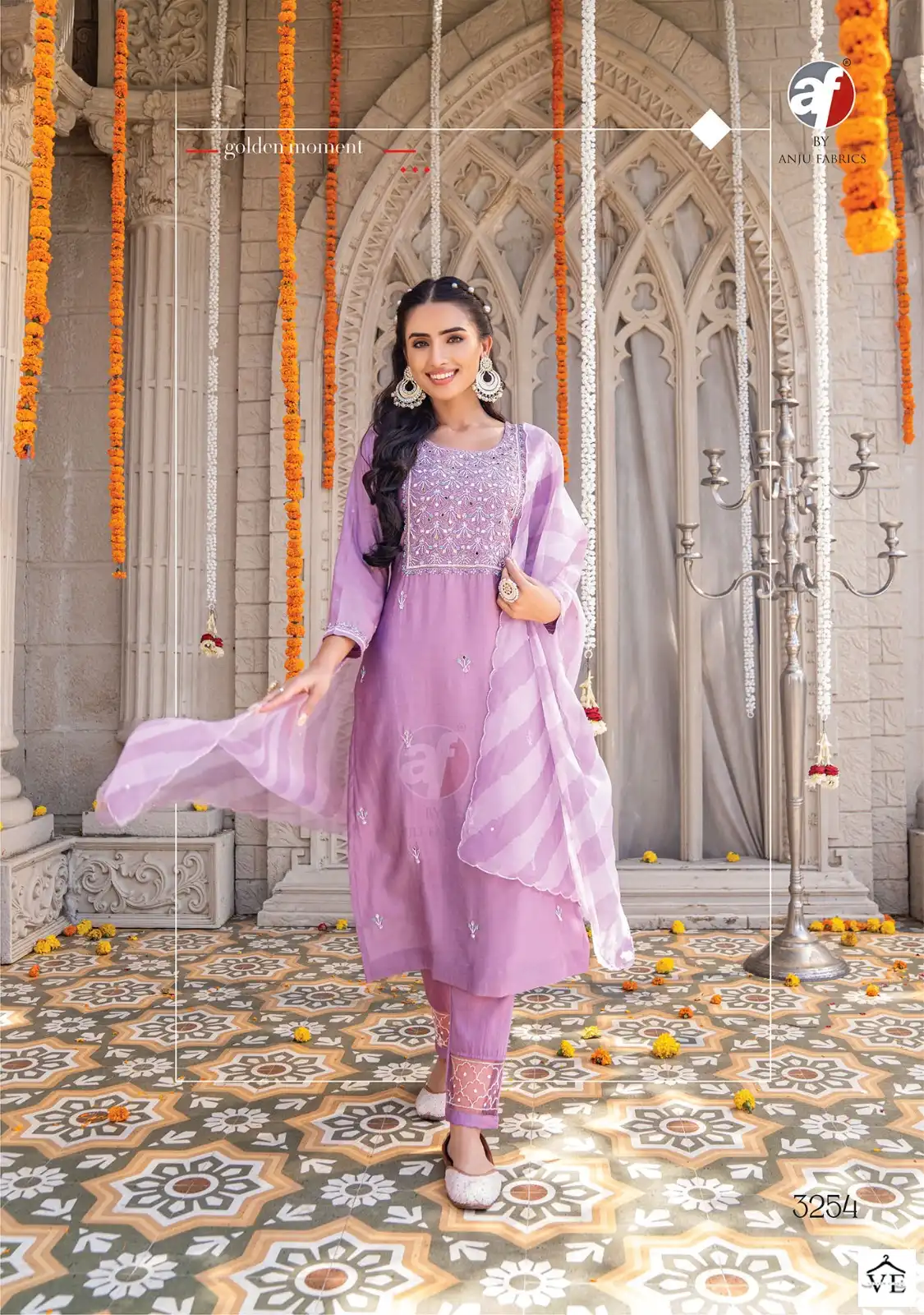 Anju Fabrics Mayra Vol 3 Viscose Modal Wholesale Designer Readymade Salwar Suit Catalog — Wholesale Salwar Suits, MPA wholesale from Surat — view 6