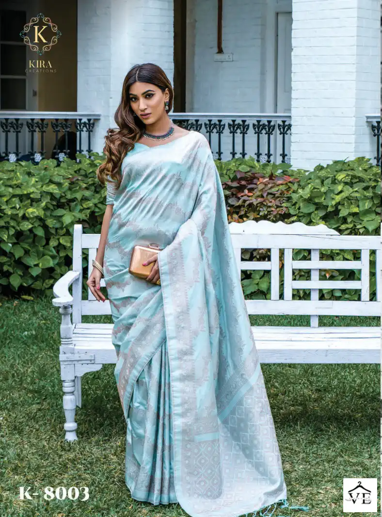 Kira Melange Banarasi Silk Wholesale Saree Catalog — Wholesale Sarees, MPA wholesale from Surat — view 3