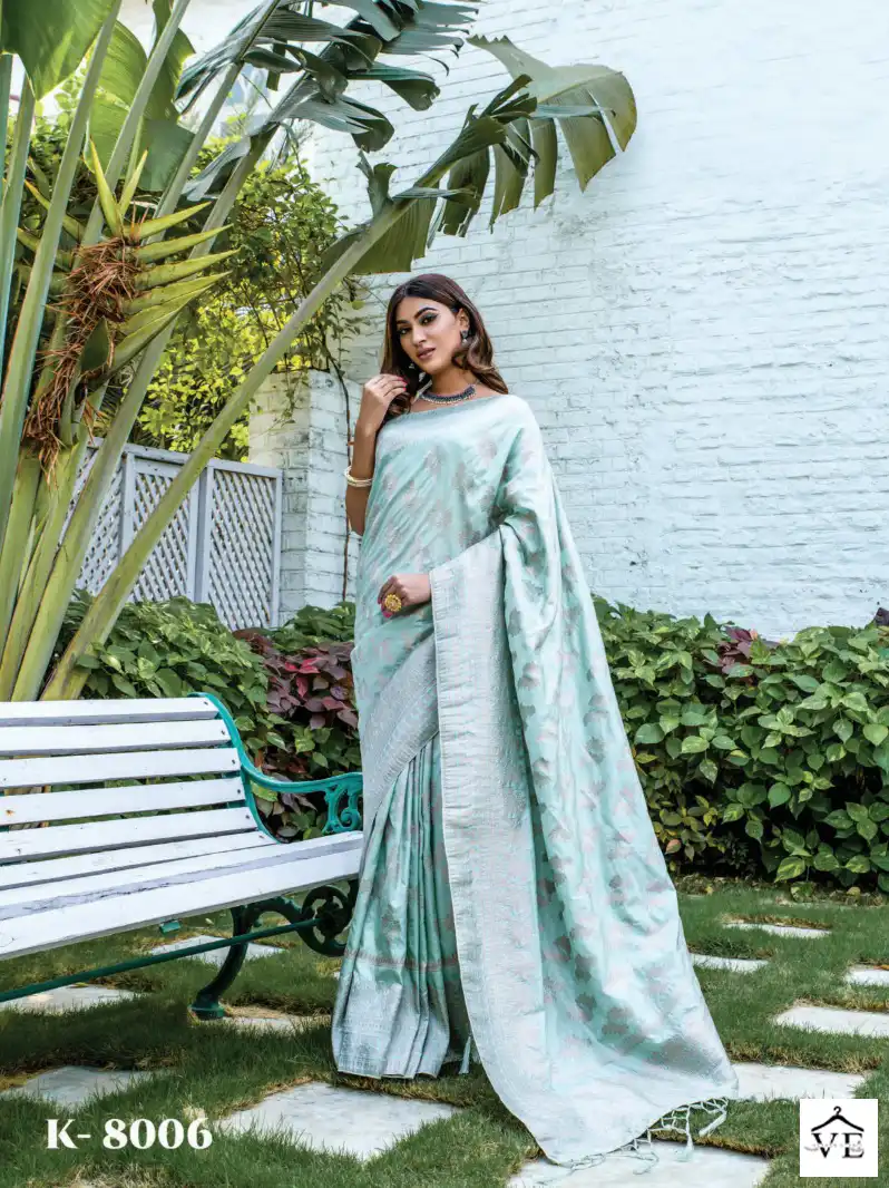Kira Melange Banarasi Silk Wholesale Saree Catalog — Wholesale Sarees, MPA wholesale from Surat — view 6