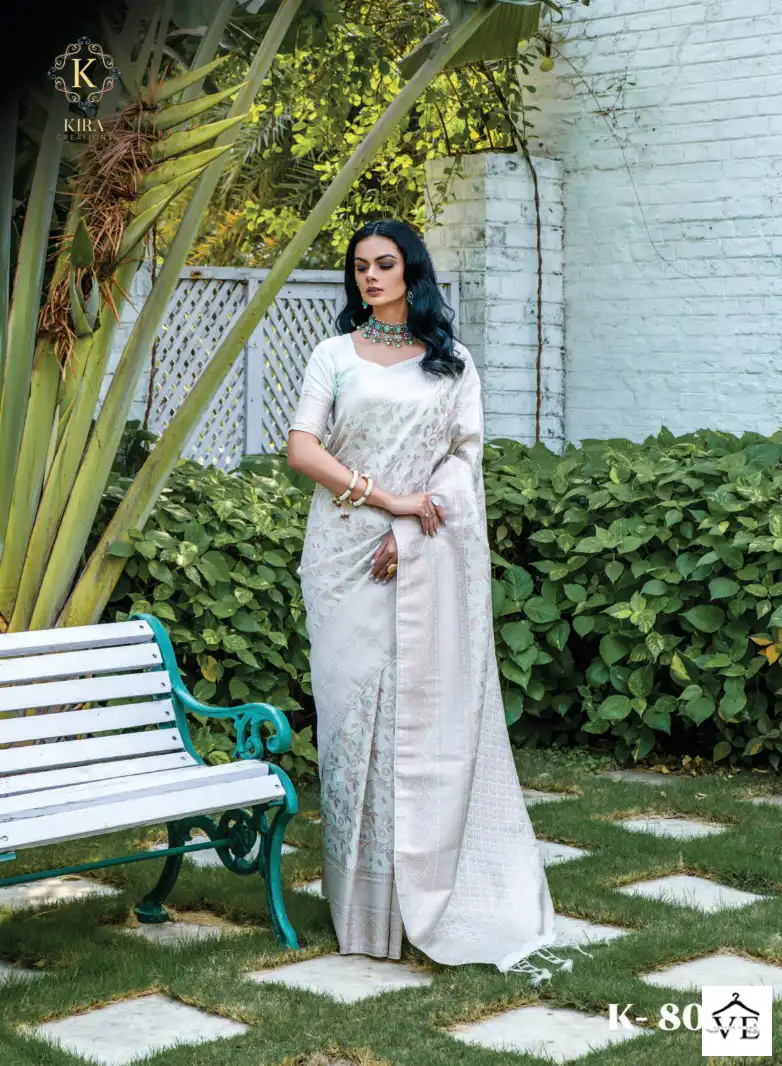 Kira Melange Banarasi Silk Wholesale Saree Catalog — Wholesale Sarees, MPA wholesale from Surat — view 2
