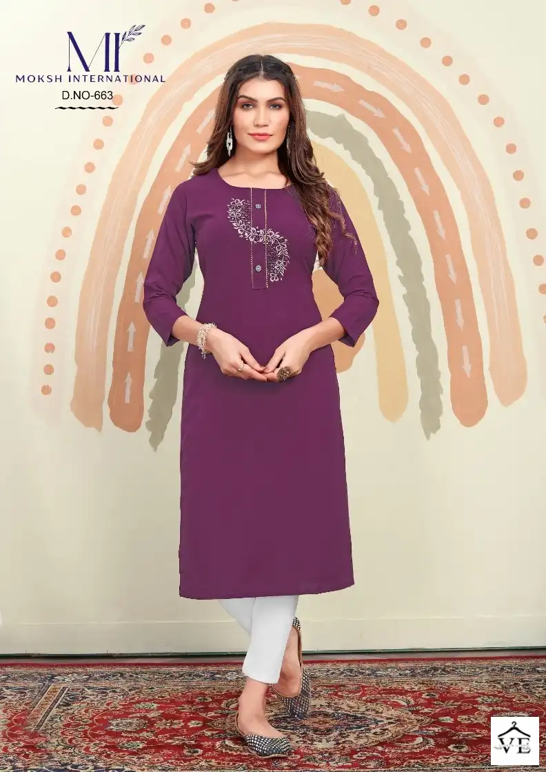 Moksh Mirror Vol 1 Maaza Cotton Wholesale Kurti Catalog — Wholesale Kurtis, MPA wholesale from Surat - Gallery Image 2