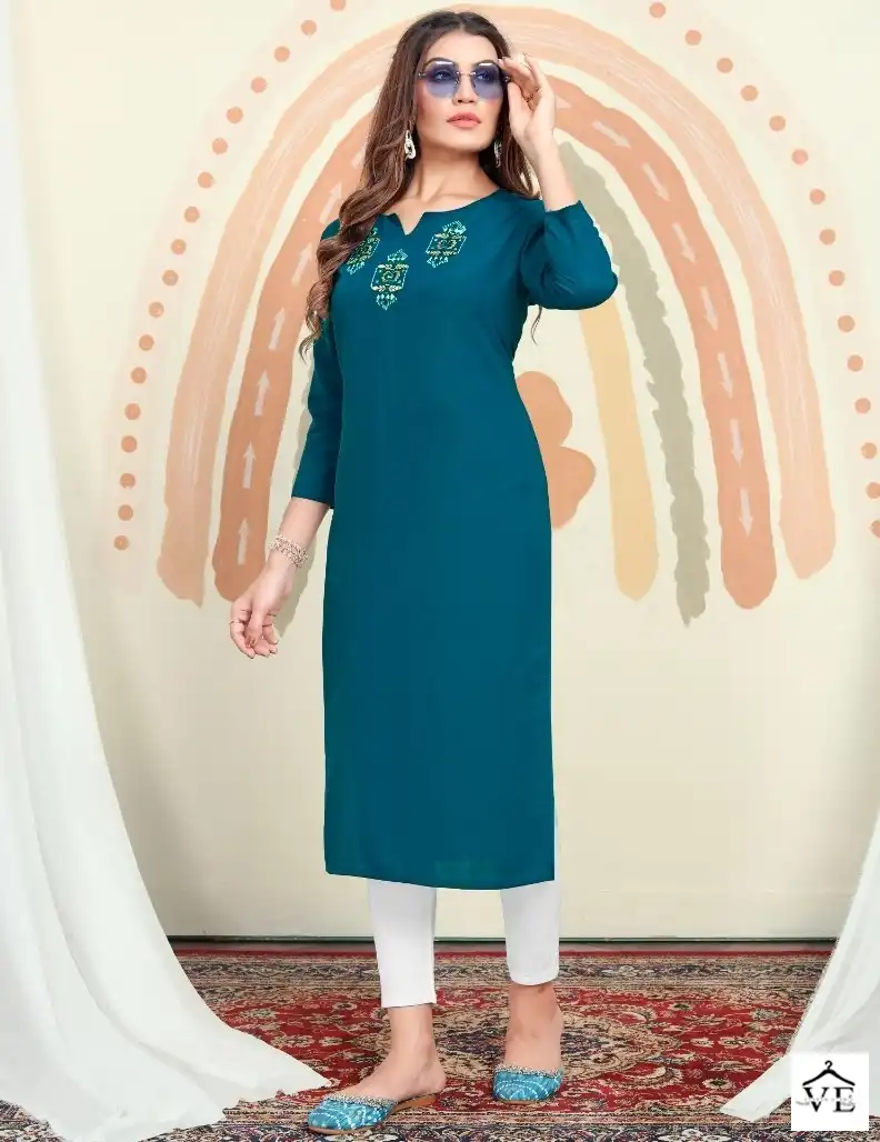 Moksh Mirror Vol 1 Maaza Cotton Wholesale Kurti Catalog — Wholesale Kurtis, MPA wholesale from Surat — view 1