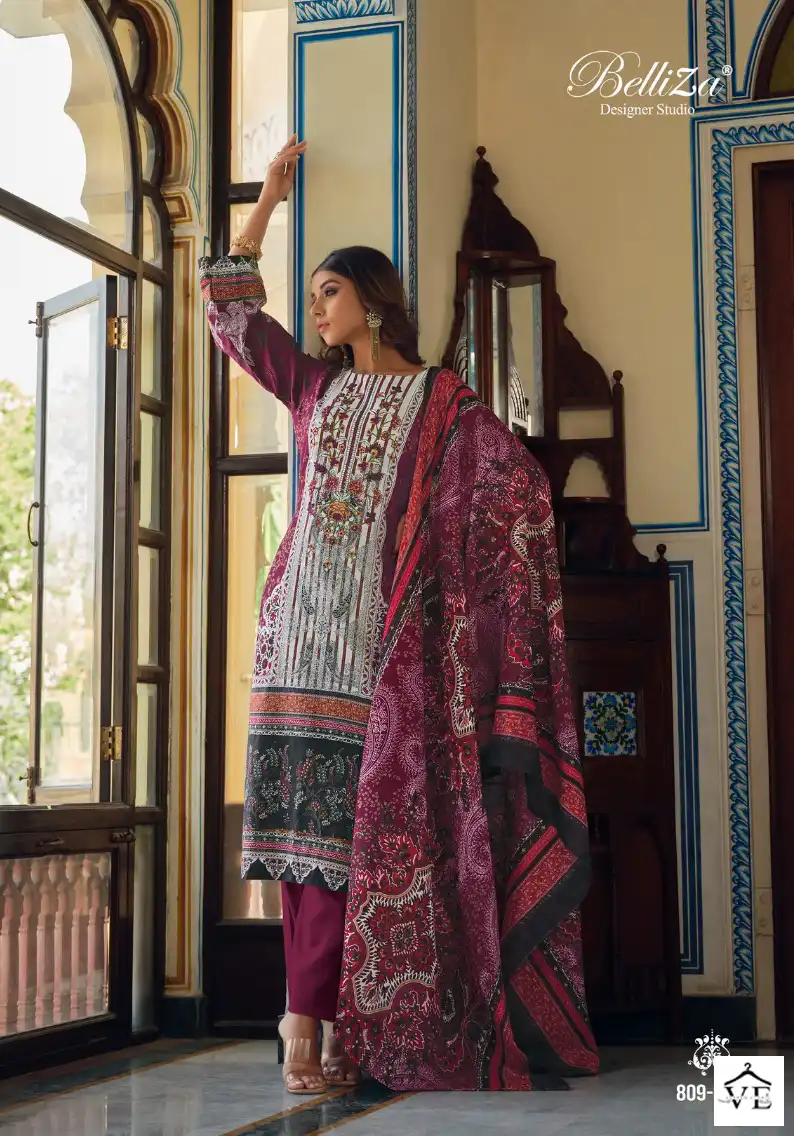 Belliza Designer Naira Vol 15 Cotton Wholesale Pakistani Salwar Suit Catalog — Wholesale Salwar Suits, Belliza Designer wholesale from Surat - Gallery Image 9