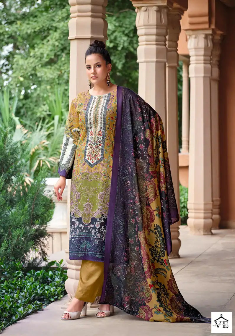 Belliza Designer Naira Vol 17 Pure Cotton Wholesale Designer Pakistani Salwar Suit Catalog — Wholesale Salwar Suits, Belliza Designer wholesale from Surat - Gallery Image 3