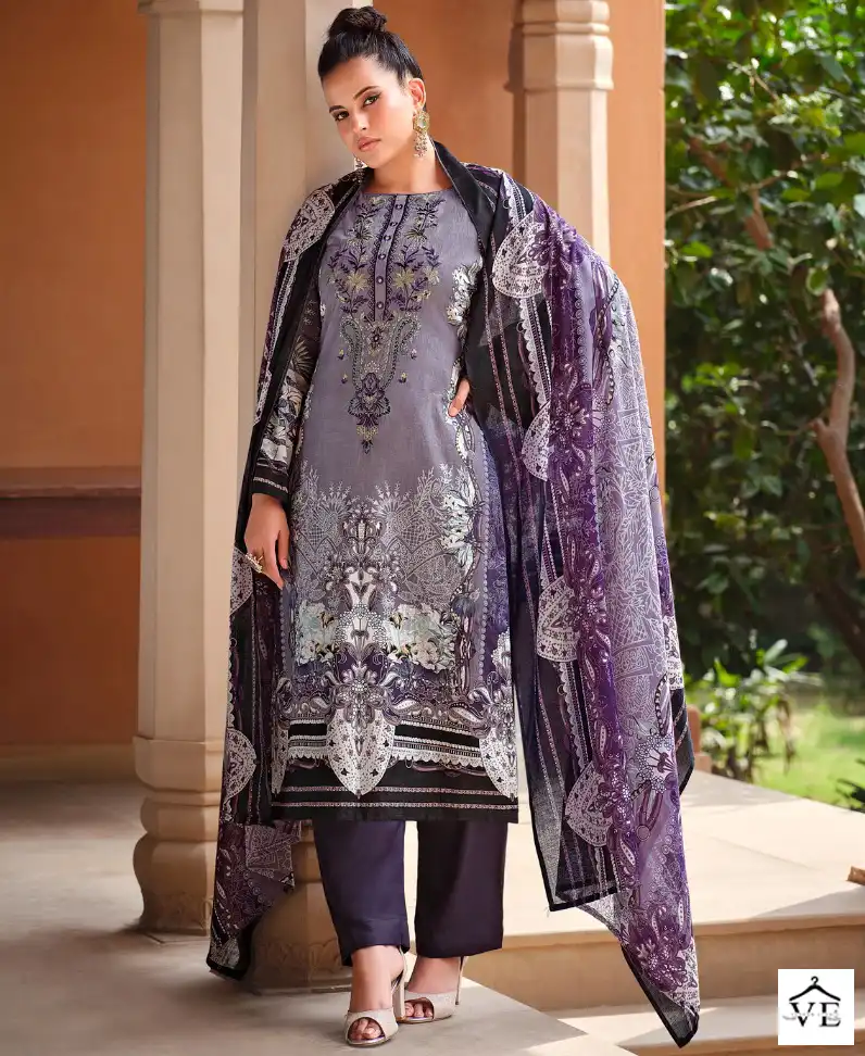 Belliza Designer Naira Vol 17 Pure Cotton Wholesale Designer Pakistani Salwar Suit Catalog — Wholesale Salwar Suits, Belliza Designer wholesale from Surat — view 1