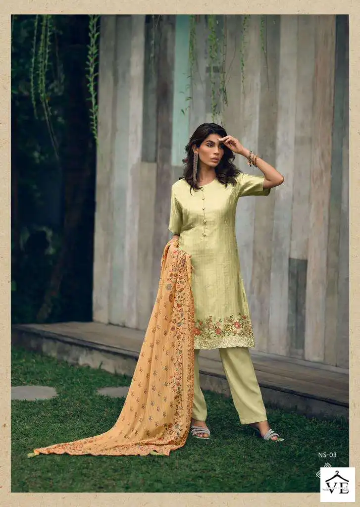Varsha Naisha Pashmina Wholesale Fancy Embroidery Work Winter Salwar Suit Catalog — Wholesale Salwar Suits, Varsha wholesale from Surat - Gallery Image 3