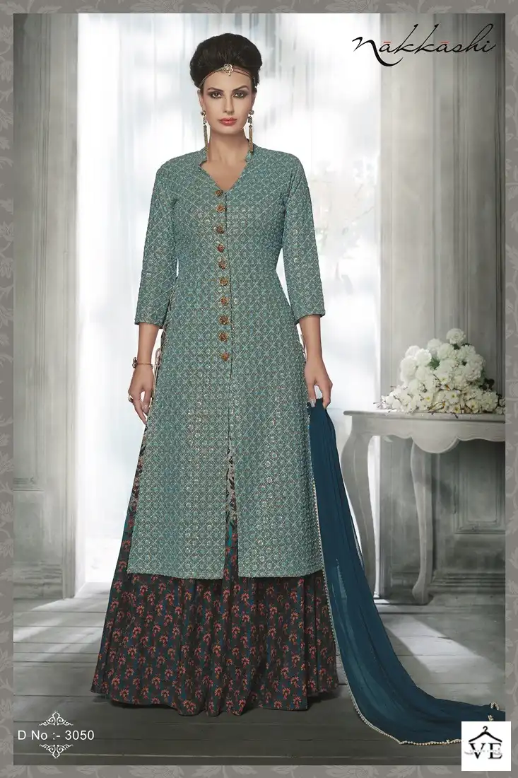 VE Nakkashi Fancy Wholesale Designer Suits Catalog — Wholesale Salwar Suits, MPA wholesale from Surat — view 9