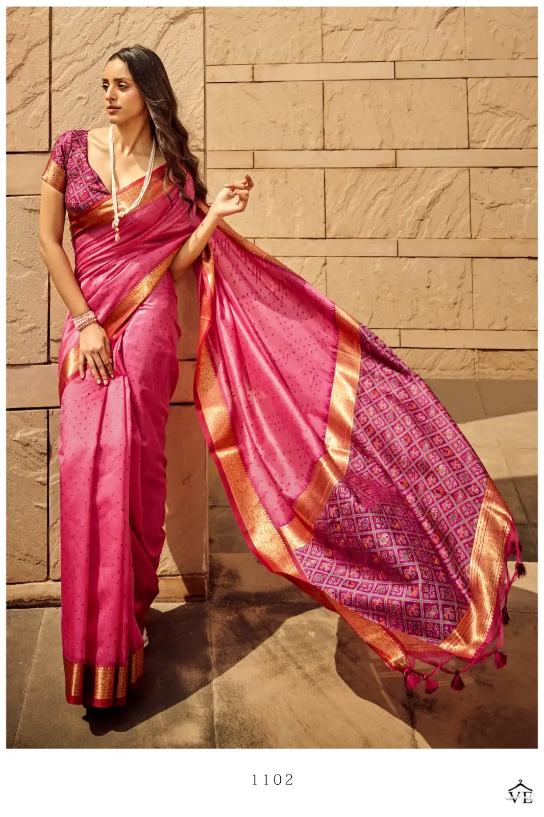 Vardan Ethnic Narchy Silk Silk Wholesale Sarees Catalog — Wholesale Salwar Suits, MPA wholesale from Surat - Gallery Image 2