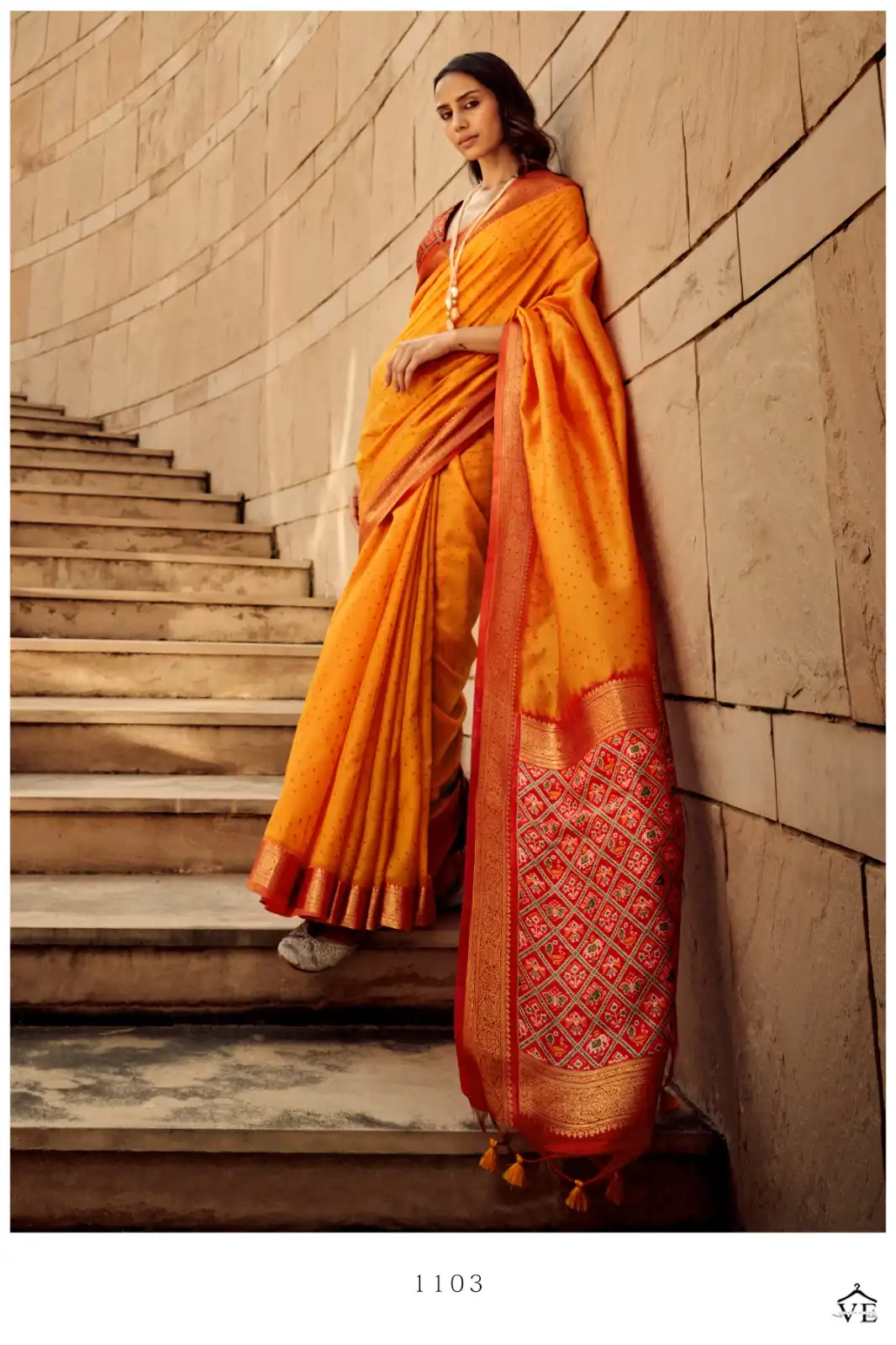 Vardan Ethnic Narchy Silk Silk Wholesale Sarees Catalog — Wholesale Salwar Suits, MPA wholesale from Surat - Gallery Image 3