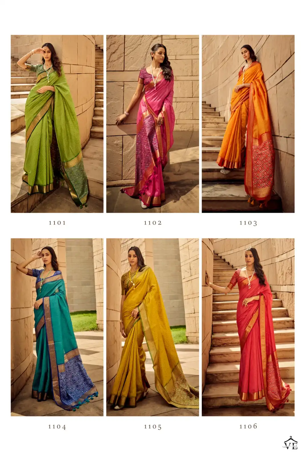 Vardan Ethnic Narchy Silk Silk Wholesale Sarees Catalog — Wholesale Salwar Suits, MPA wholesale from Surat — view 7