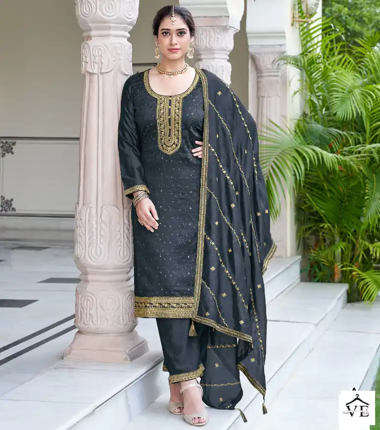 Aroma Nazara Real Premium Silk Wholesale Designer Salwar Suit Catalog — Wholesale Salwar Suits, MPA wholesale from Surat — view 1