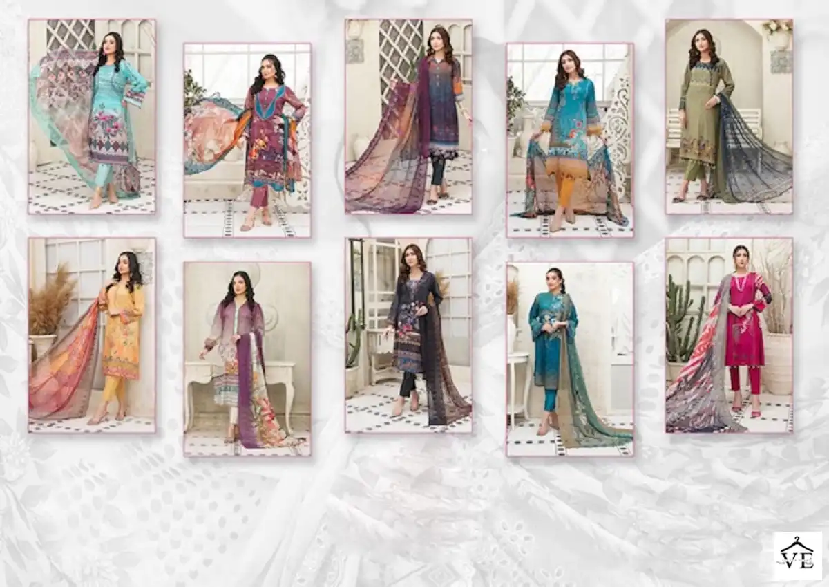Ncm Nazakat Cotton Wholesale Salwar Suit Catalog — Wholesale Salwar Suits, MPA wholesale from Surat — view 11