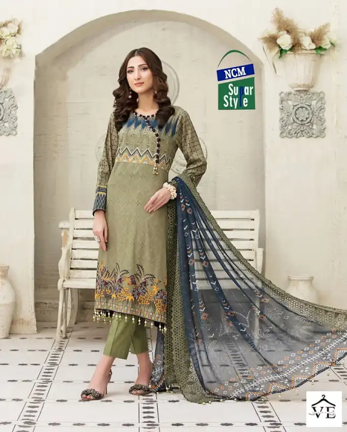 Ncm Nazakat Cotton Wholesale Salwar Suit Catalog — Wholesale Salwar Suits, MPA wholesale from Surat - Gallery Image 5