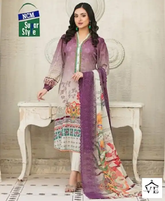 Ncm Nazakat Cotton Wholesale Salwar Suit Catalog — Wholesale Salwar Suits, MPA wholesale from Surat — view 1