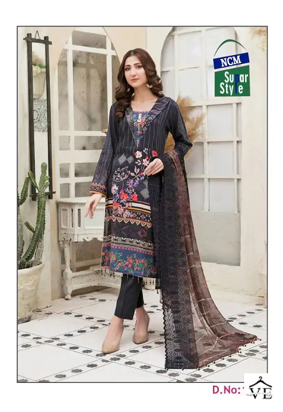 Ncm Nazakat Cotton Wholesale Salwar Suit Catalog — Wholesale Salwar Suits, MPA wholesale from Surat - Gallery Image 8