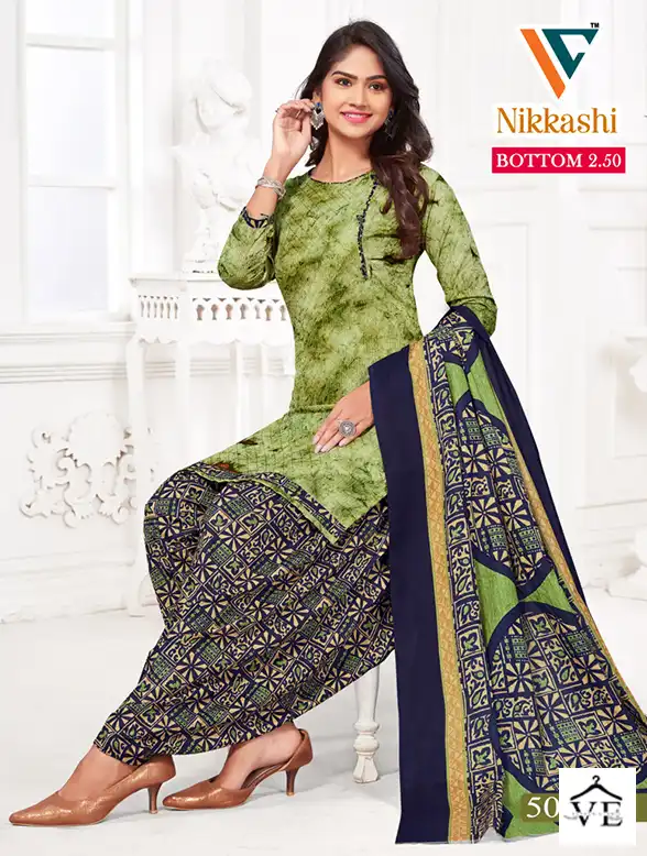 Vandana Nikkashi Vol 5 Cotton Wholesale Patiyala Salwar Suit Catalog — Wholesale Salwar Suits, MPA wholesale from Surat - Gallery Image 5