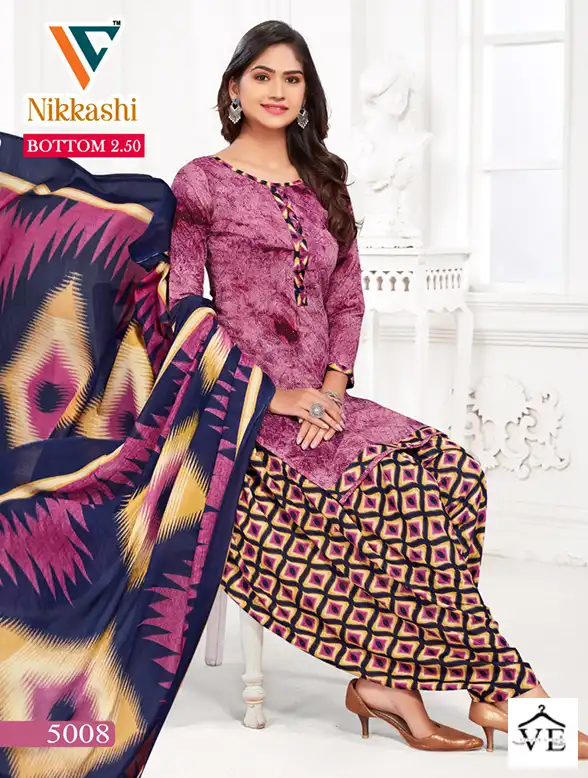 Vandana Nikkashi Vol 5 Cotton Wholesale Patiyala Salwar Suit Catalog — Wholesale Salwar Suits, MPA wholesale from Surat - Gallery Image 8