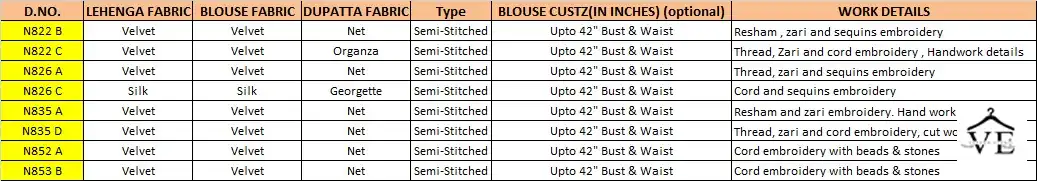 Mahotsav Nimaya - N800 Series Velvet Wholesale Bridal Lehenga Choli Catalog — Wholesale Lehenga, MPA wholesale from Surat — view 9