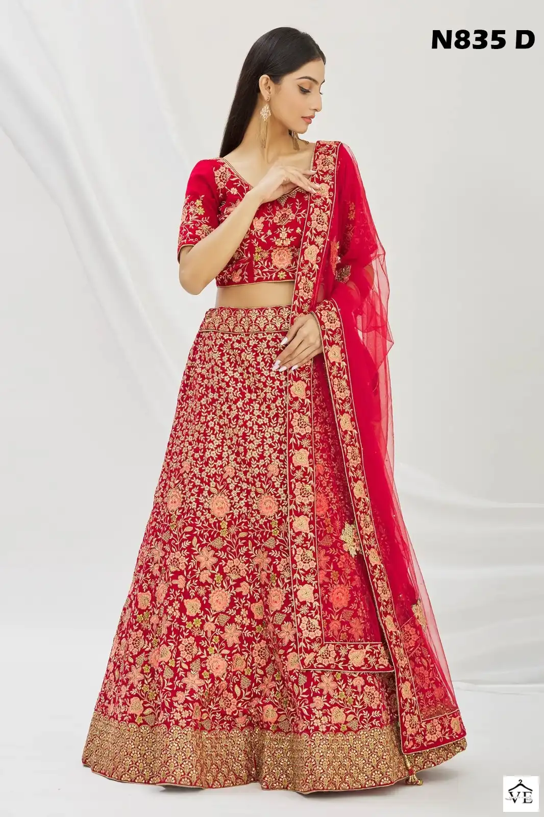 Mahotsav Nimaya - N800 Series Velvet Wholesale Bridal Lehenga Choli Catalog — Wholesale Lehenga, MPA wholesale from Surat - Gallery Image 5