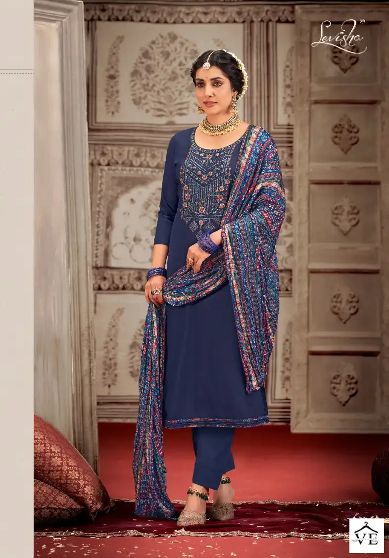 Levisha Nivisha Vol 6 Rayon Wholesale Salwar Suit Catalog — Wholesale Salwar Suits, Levisha wholesale from Surat - Gallery Image 2