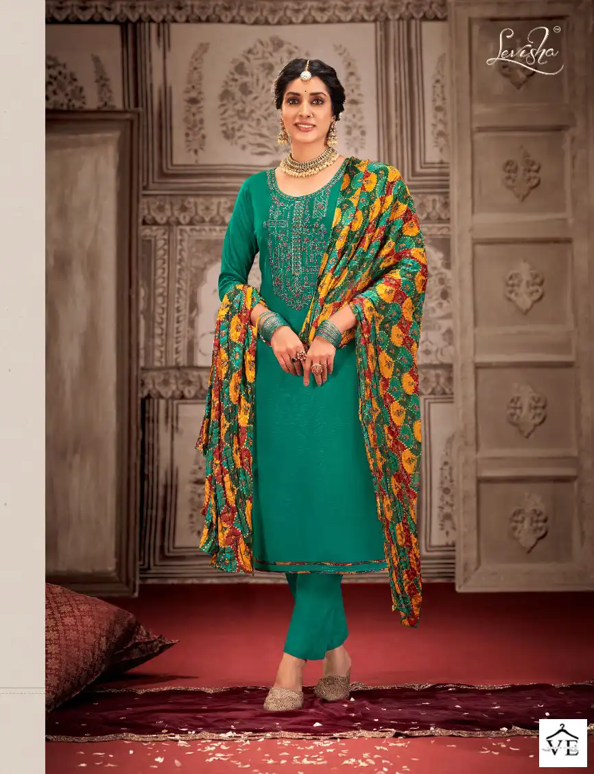 Levisha Nivisha Vol 6 Rayon Wholesale Salwar Suit Catalog — Wholesale Salwar Suits, Levisha wholesale from Surat - Gallery Image 4