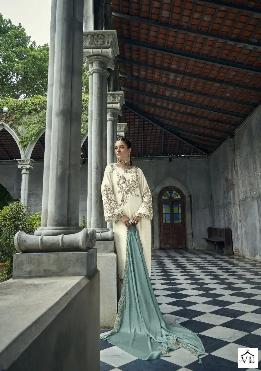 Z.S.M Noor E Jahan Pure Viscose Maslin Wholesale Designer Salwar Suit Catalog — Wholesale Salwar Suits, MPA wholesale from Surat - Gallery Image 3