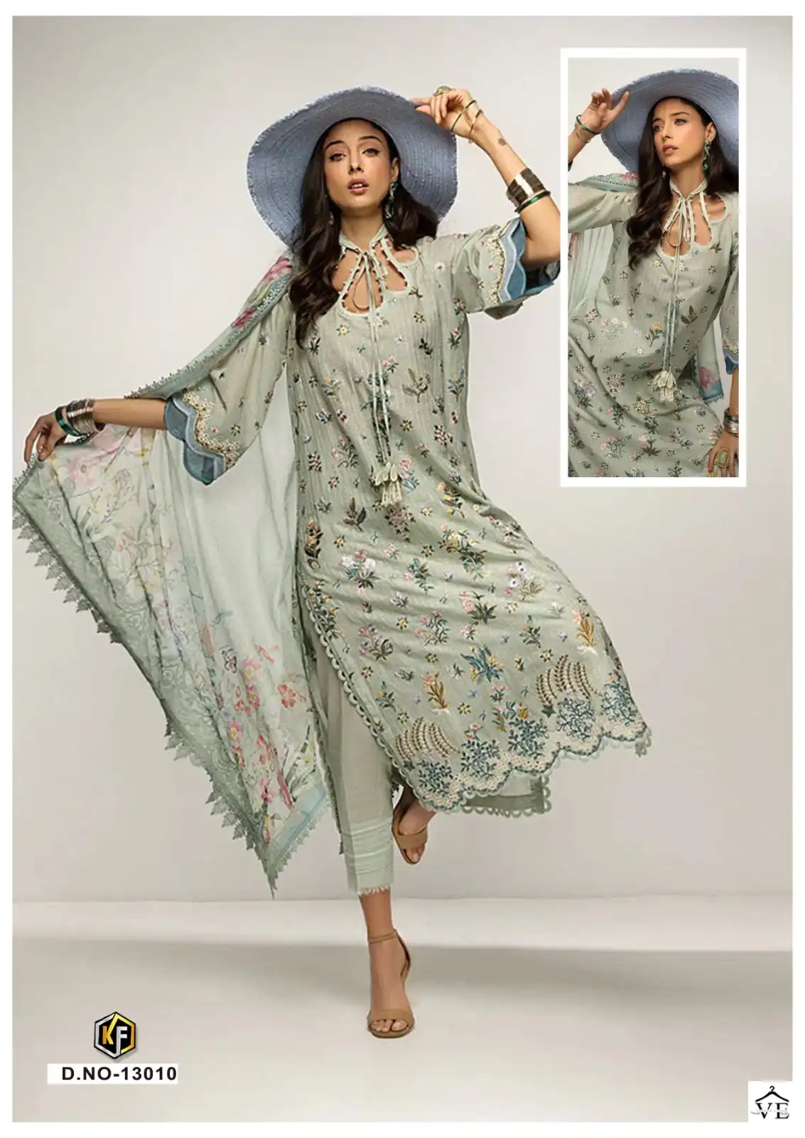 Keval Fab Noor Jaan Vol 13 Heavy Cotton Wholesale Pakistani Salwar Suit Catalog — Wholesale Salwar Suits, Keval Fab wholesale from Surat - Gallery Image 10
