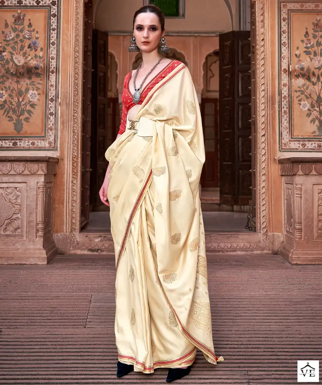 Rajpath Neha Silk Pure Satin Wholesale Fancy Sarees Catalog