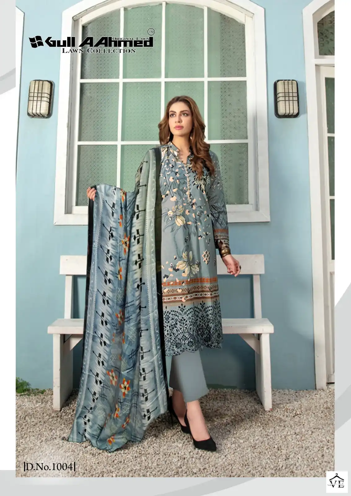 Gull Aahmed Oriana Lawn Cotton Wholesale Self Embroidery Pakistani Salwar Suit Catalog — Wholesale Salwar Suits, MPA wholesale from Surat - Gallery Image 7