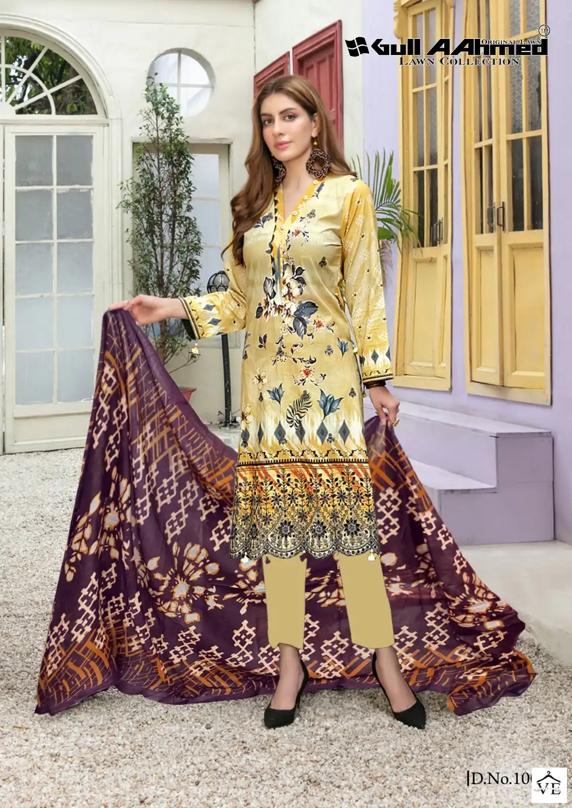 Gull Aahmed Oriana Lawn Cotton Wholesale Self Embroidery Pakistani Salwar Suit Catalog — Wholesale Salwar Suits, MPA wholesale from Surat - Gallery Image 13