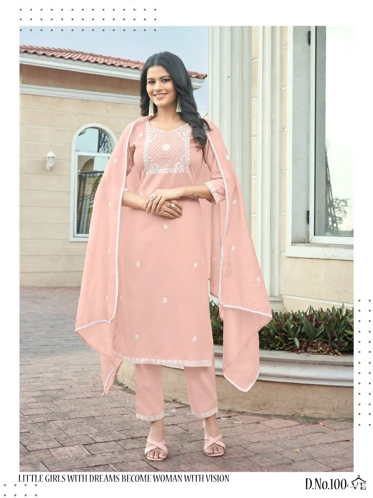 Vitara Fashion Ornet Tesla Slub Cotton Wholesale Readymade Salwar Suit Catalog — Wholesale Salwar Suits, MPA wholesale from Surat - Gallery Image 3