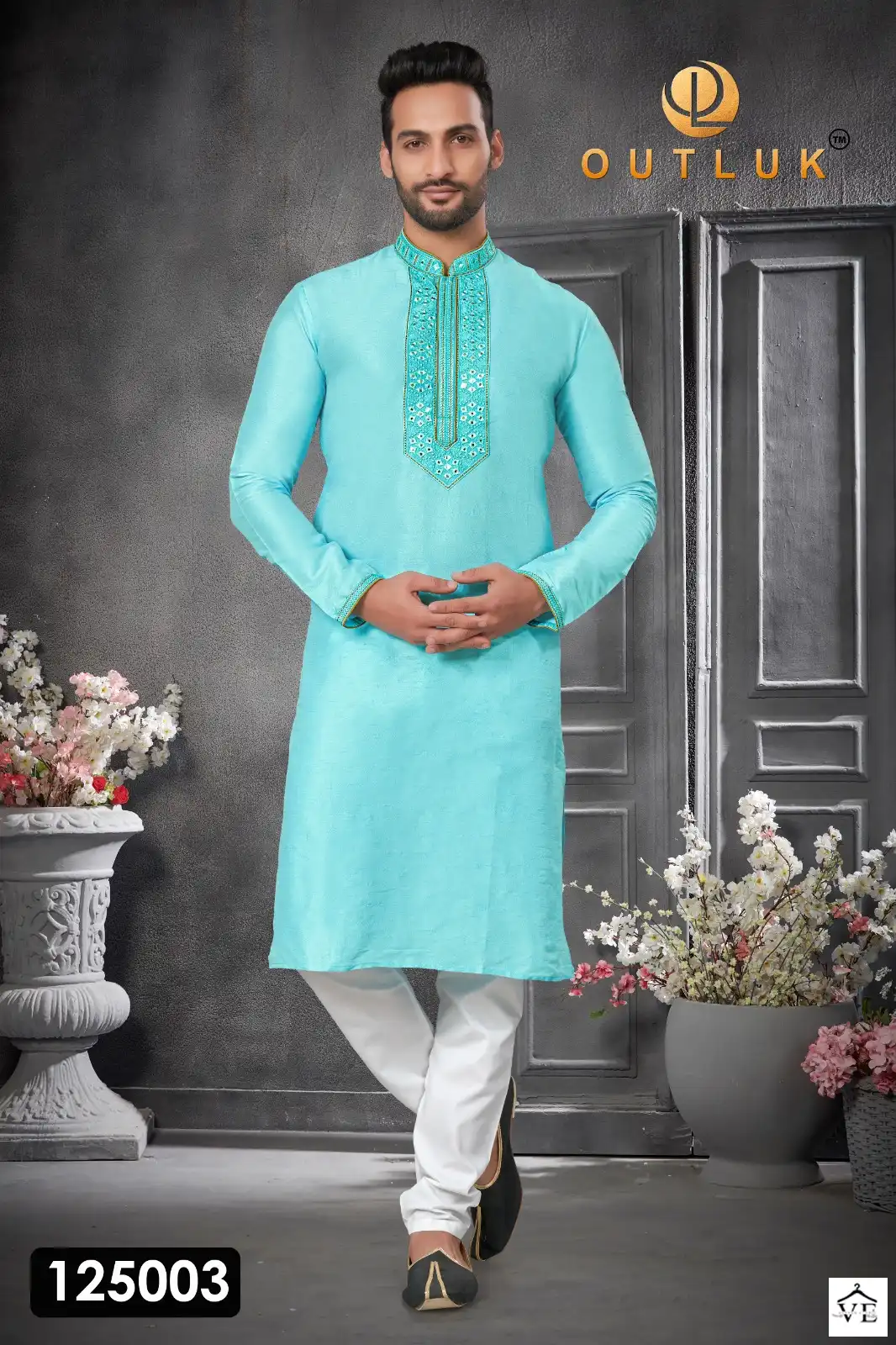 Vardan Ethnic Outluk Vol 125 Silk Wholesale Kurta With Pajama — Singles, MPA wholesale from Surat — view 2