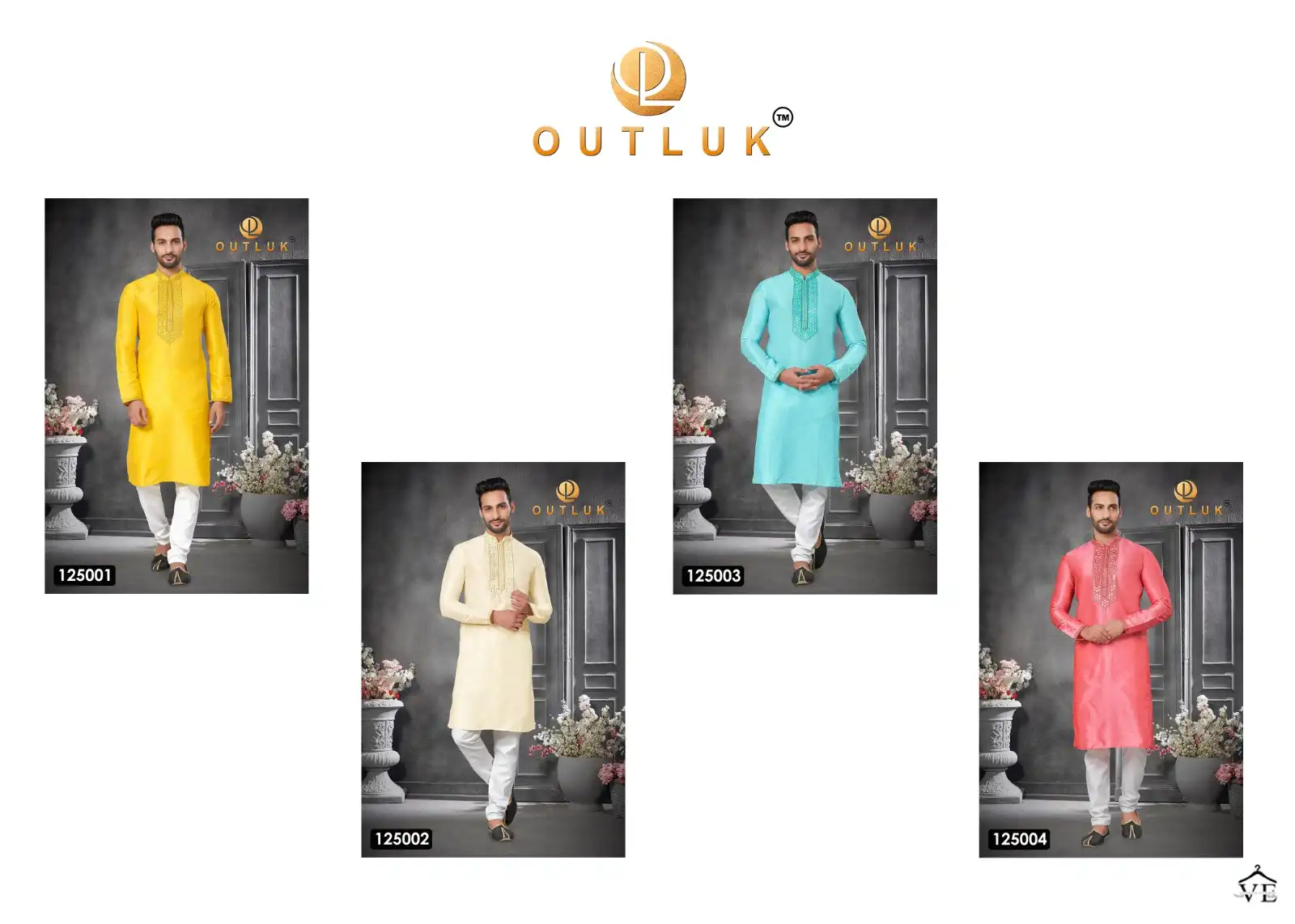 Vardan Ethnic Outluk Vol 125 Silk Wholesale Kurta With Pajama — Singles, MPA wholesale from Surat — view 5