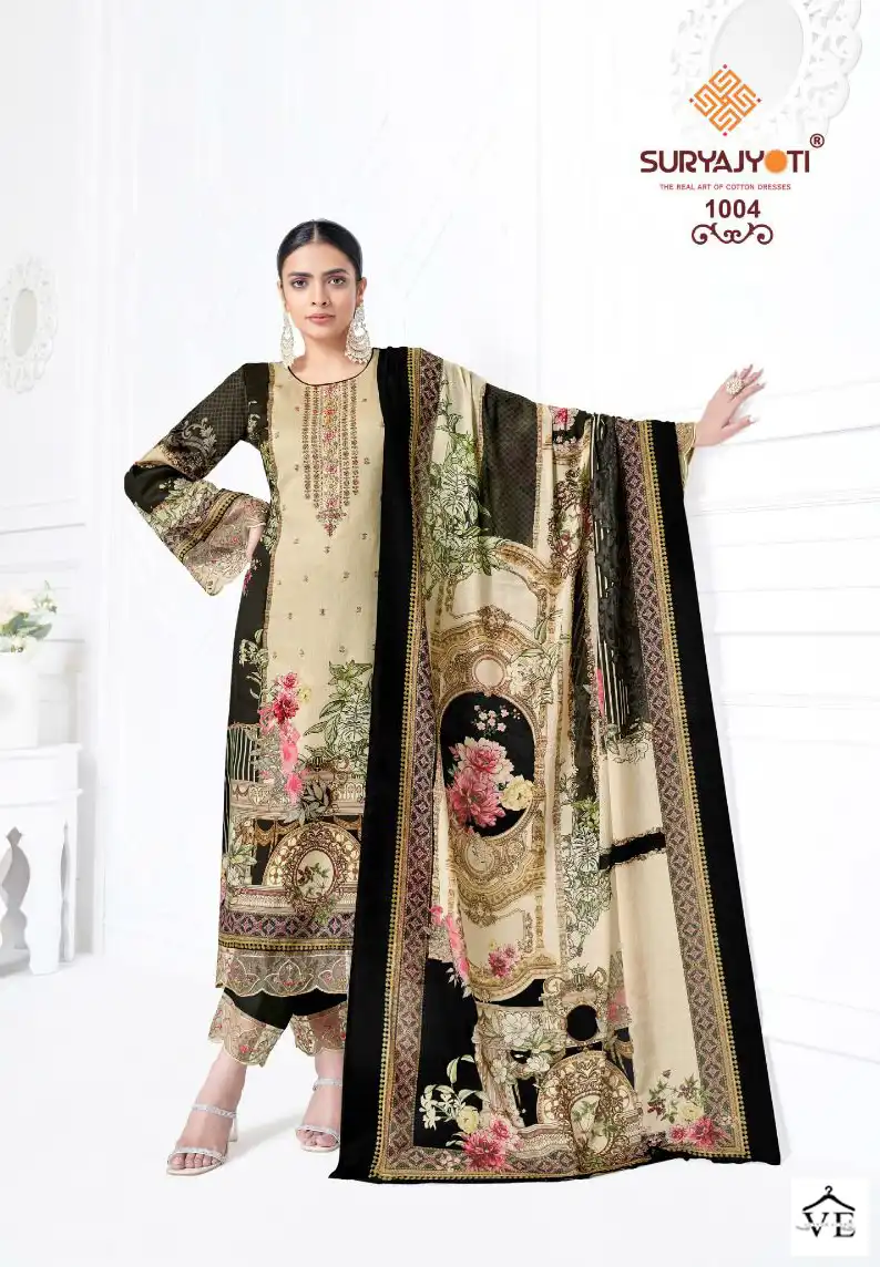 Suryajyoti Paakhi Vol 1 Jam Satin Wholesale Swarovski Work Salwar Suit Catalog — Wholesale Salwar Suits, MPA wholesale from Surat - Gallery Image 4
