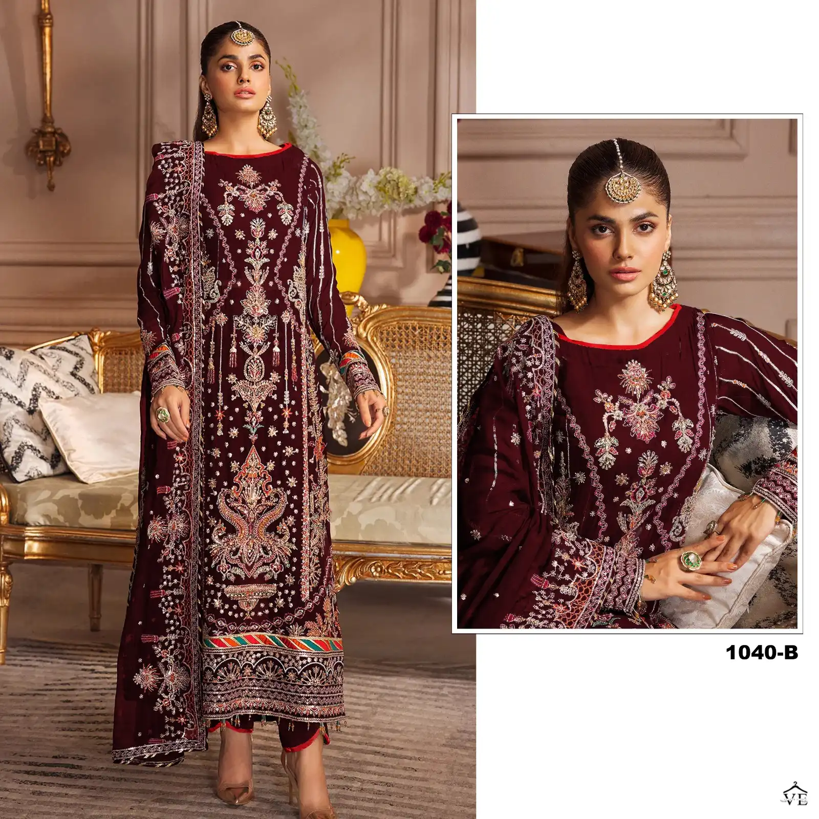 Vardan Ethnic Pakistani 1040 Series Georgette Wholesale Designer Pakistani Salwar Suit Catalog — Wholesale Salwar Suits, MPA wholesale from Surat - Gallery Image 2