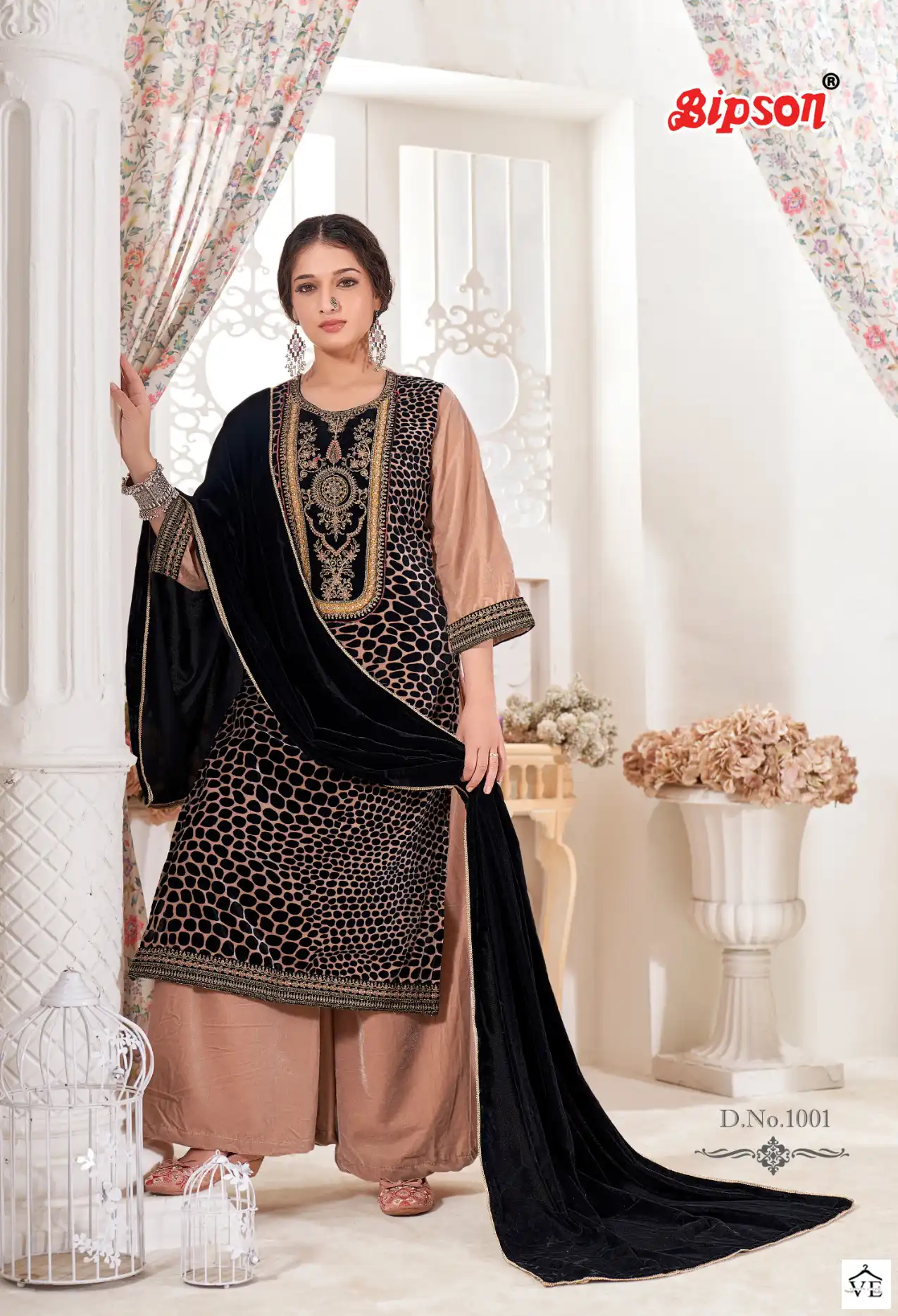 Bipson Pakiza Pure Viscose Velvet Wholesale Designer Winter Wear Salwar Suit Catalog — Wholesale Salwar Suits, MPA wholesale from Surat - Gallery Image 3