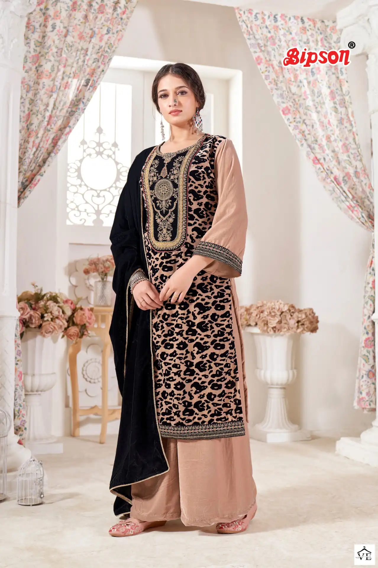Bipson Pakiza Pure Viscose Velvet Wholesale Designer Winter Wear Salwar Suit Catalog — Wholesale Salwar Suits, MPA wholesale from Surat - Gallery Image 4