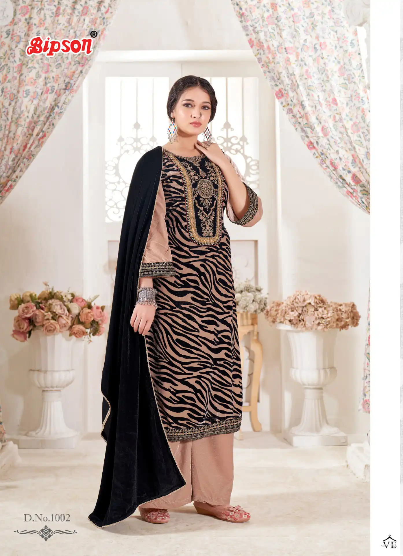 Bipson Pakiza Pure Viscose Velvet Wholesale Designer Winter Wear Salwar Suit Catalog — Wholesale Salwar Suits, MPA wholesale from Surat - Gallery Image 2