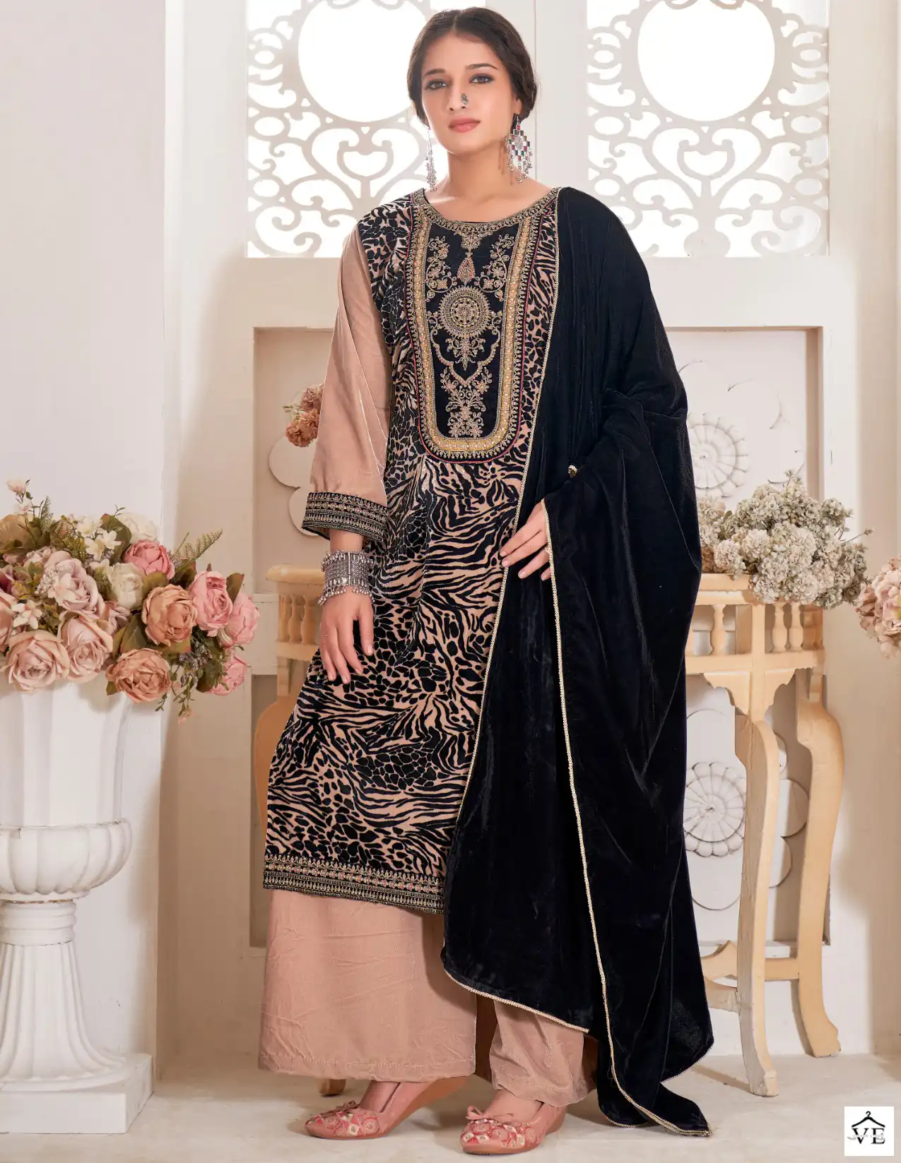 Bipson Pakiza Pure Viscose Velvet Wholesale Designer Winter Wear Salwar Suit Catalog — Wholesale Salwar Suits, MPA wholesale from Surat — view 1