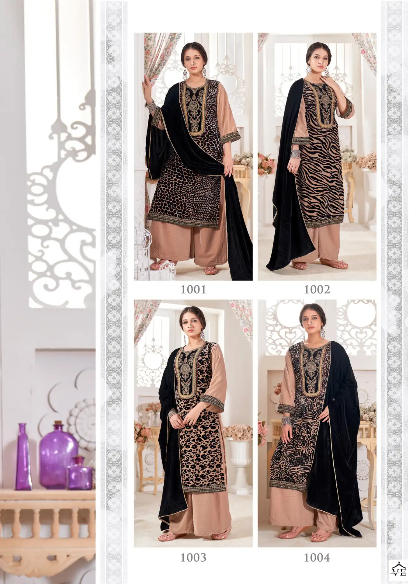Bipson Pakiza Pure Viscose Velvet Wholesale Designer Winter Wear Salwar Suit Catalog — Wholesale Salwar Suits, MPA wholesale from Surat — view 5