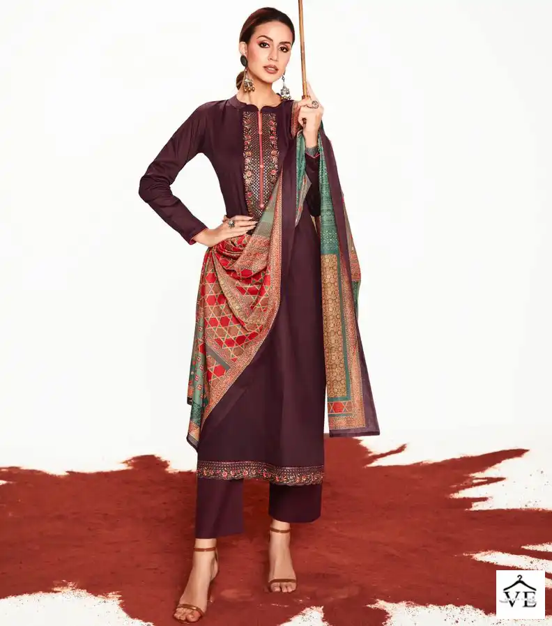 Mumtaz Arts Patola Jam Satin Wholesale Fancy Embroidery Worksalwar Suit Catalog — Wholesale Salwar Suits, MPA wholesale from Surat — view 1