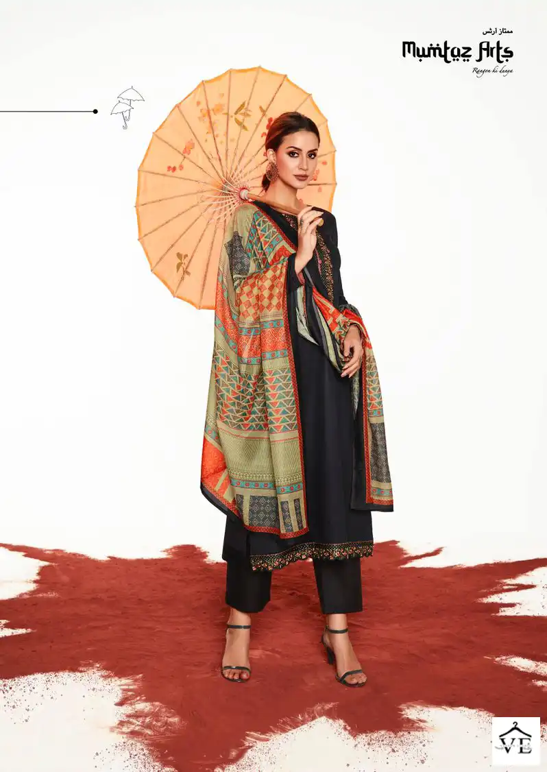 Mumtaz Arts Patola Jam Satin Wholesale Fancy Embroidery Worksalwar Suit Catalog — Wholesale Salwar Suits, MPA wholesale from Surat - Gallery Image 3