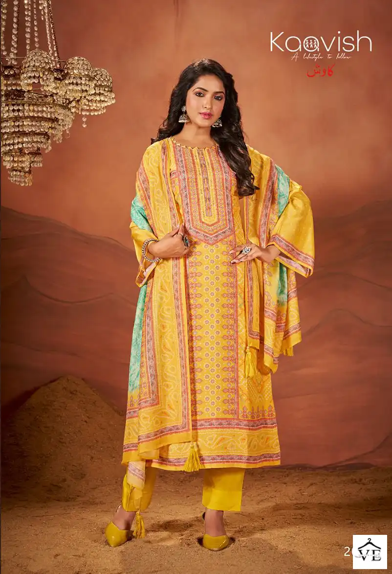 Kaavish Payal Pure Musline Silk Wholesale Designer Salwar Suit Catalog — Wholesale Salwar Suits, MPA wholesale from Surat — view 3