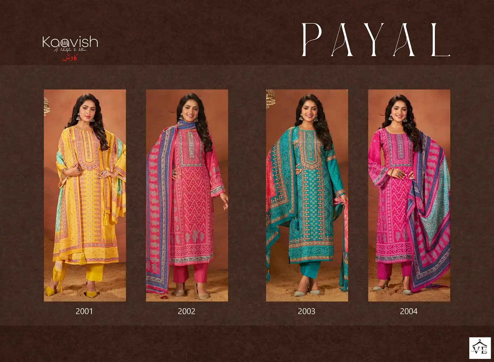 Kaavish Payal Pure Musline Silk Wholesale Designer Salwar Suit Catalog — Wholesale Salwar Suits, MPA wholesale from Surat — view 5