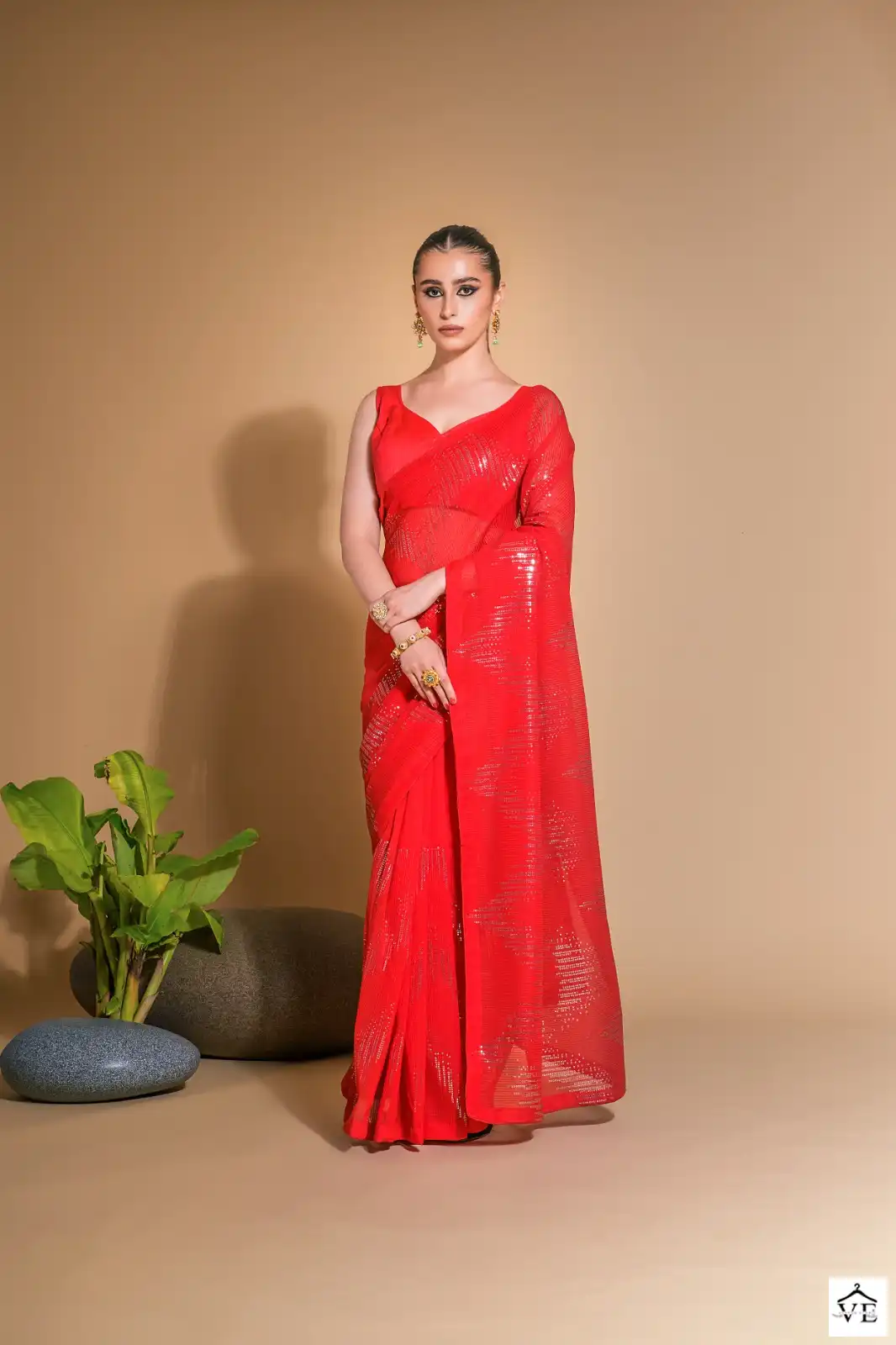 Pc Sequence Vol 21 Georgette Wholesale Fancy Sarees Catalog — Wholesale Sarees, MPA wholesale from Surat - Gallery Image 5