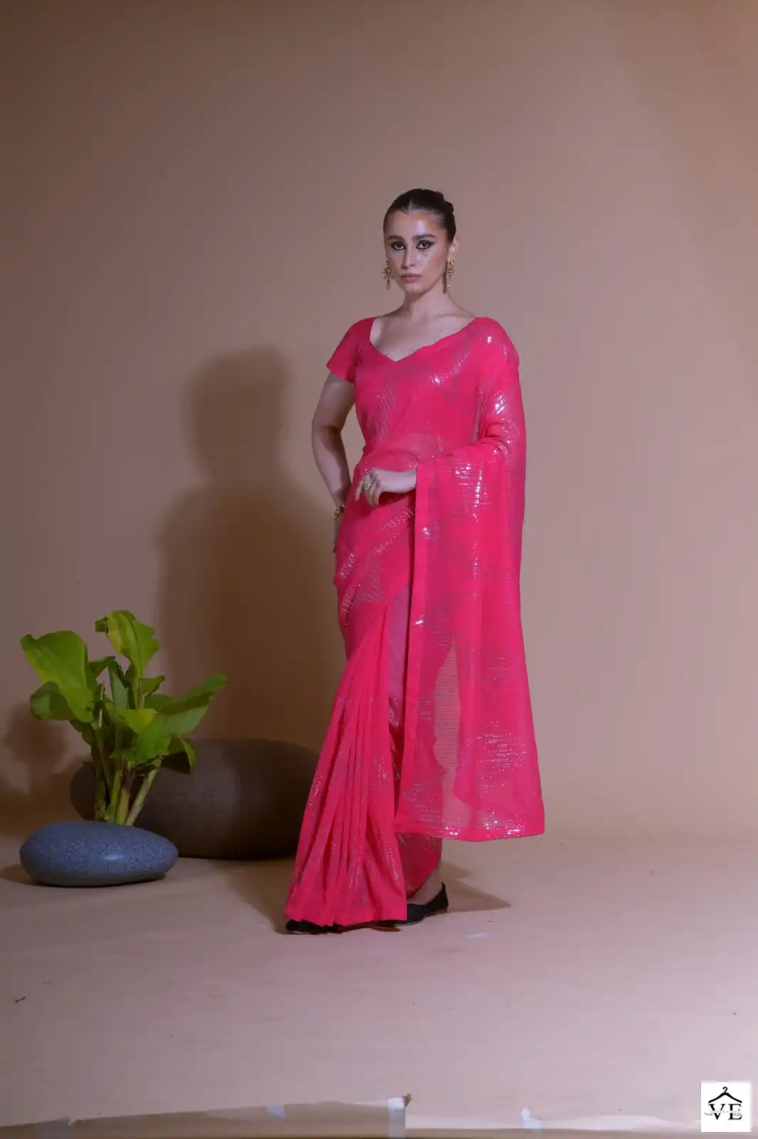 Pc Sequence Vol 21 Georgette Wholesale Fancy Sarees Catalog — Wholesale Sarees, MPA wholesale from Surat — view 6