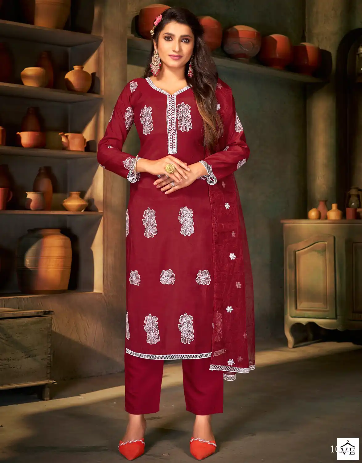Banwery Peri Peri Silk Wholesale Fancy Lakhnavi Designer Readymade Salwar Suit Catalog — Wholesale Salwar Suits, Banwery wholesale from Surat — view 1