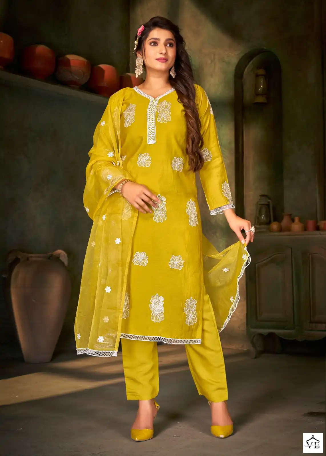 Banwery Peri Peri Silk Wholesale Fancy Lakhnavi Designer Readymade Salwar Suit Catalog — Wholesale Salwar Suits, Banwery wholesale from Surat - Gallery Image 5