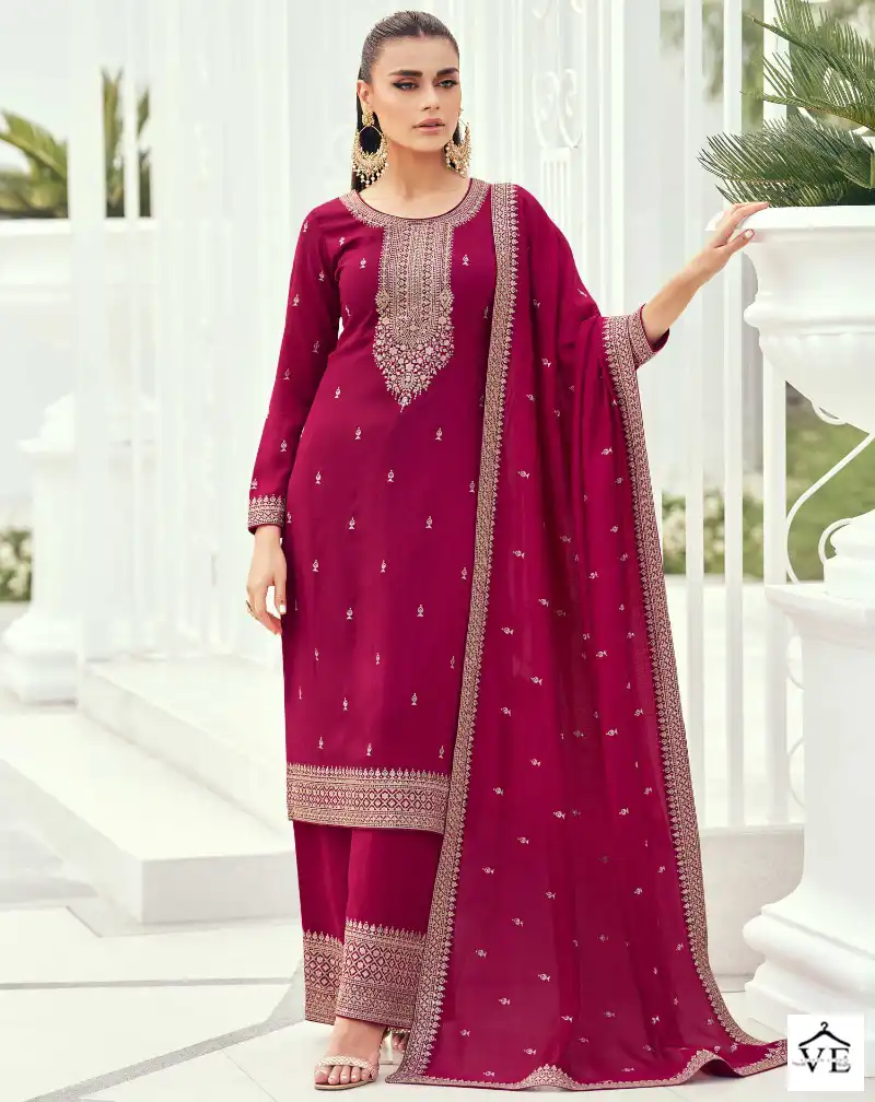 Aashirwad Preet Silk Wholesale Designer Salwar Suit Catalog — Wholesale Salwar Suits, Aashirwad Creation wholesale from Surat — view 1