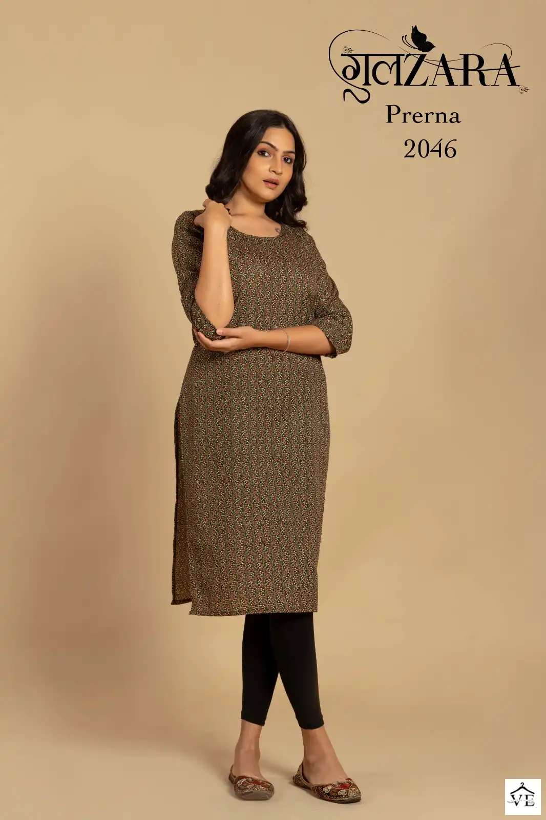 VE Prerna Soft Indo Cotton Wholesale Kurti Catalog — Wholesale Kurtis, MPA wholesale from Surat — view 2